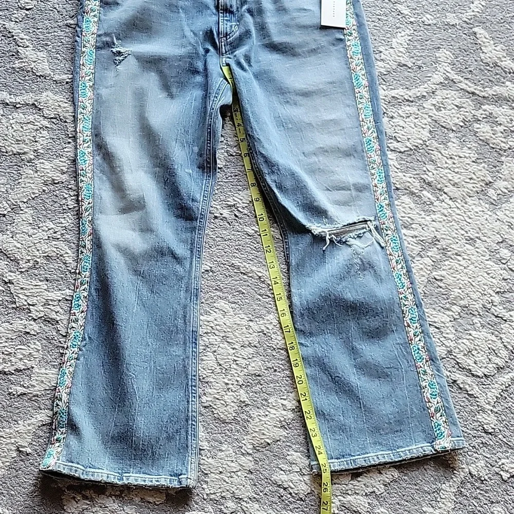 Citizens of Humanity Demy Flare Floral Stripe New 30